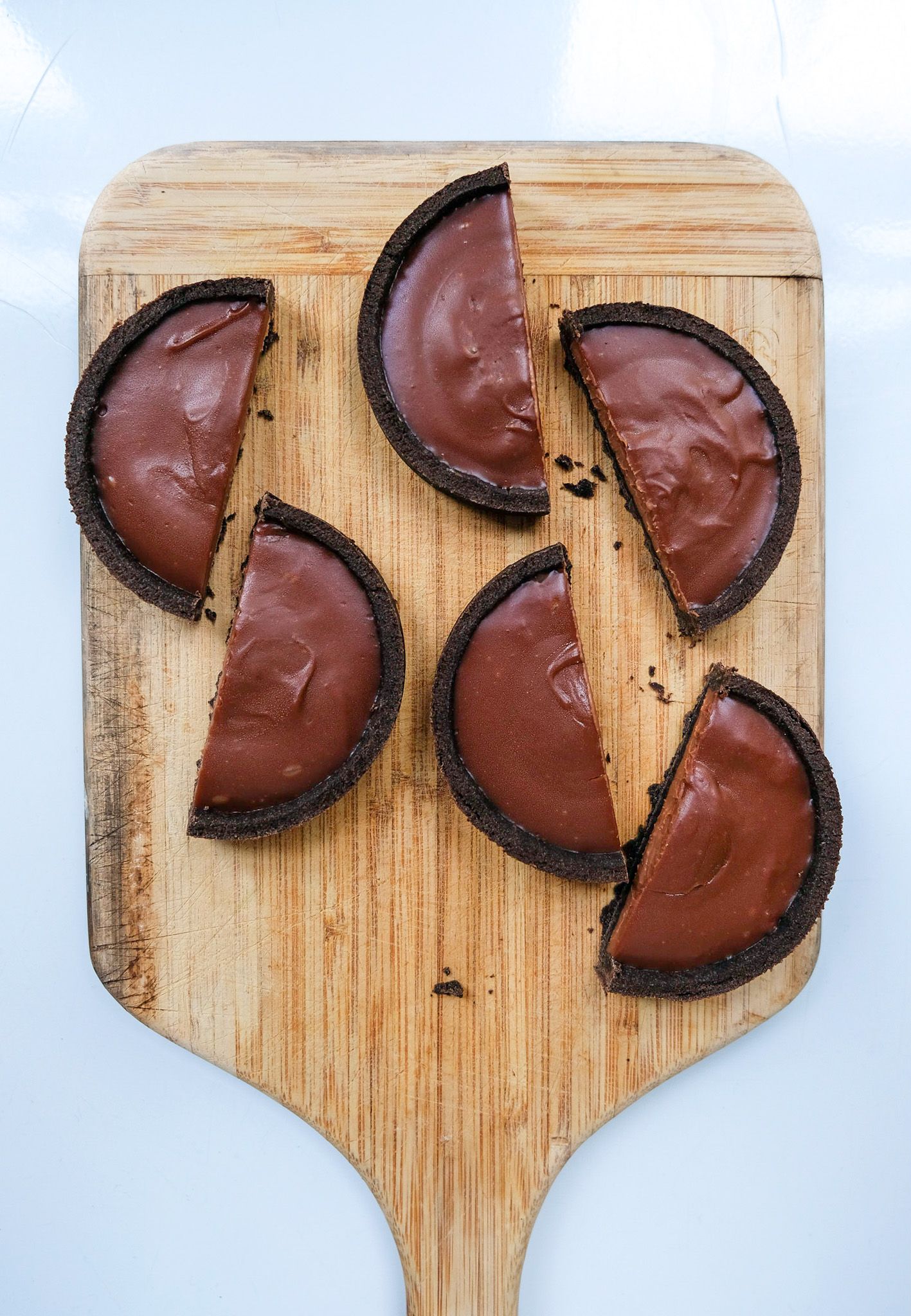 Nutella ganache tarts